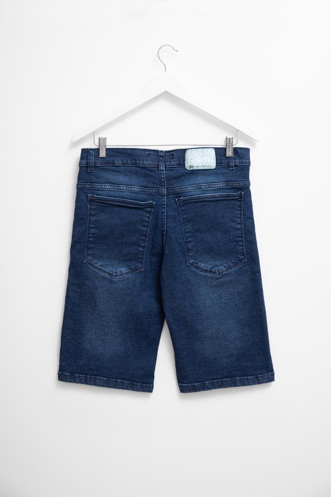 BERMUDA AZUL OSCURO ELASTIZADA