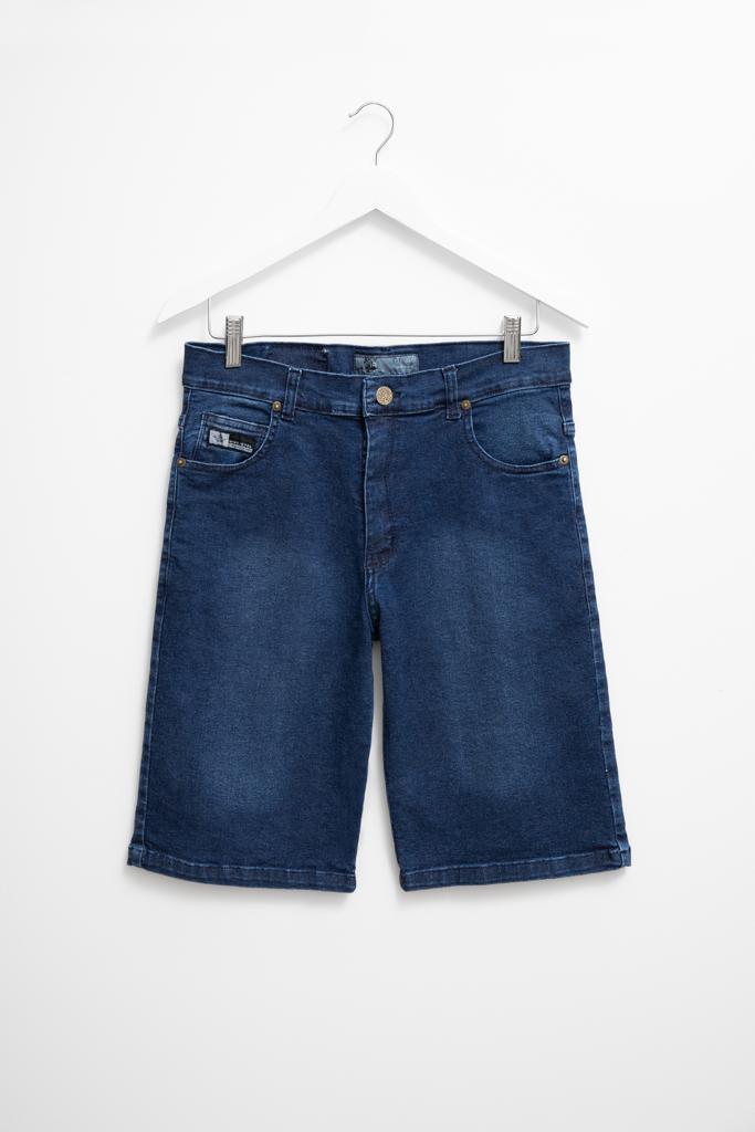 BERMUDA AZUL OSCURO ELASTIZADA