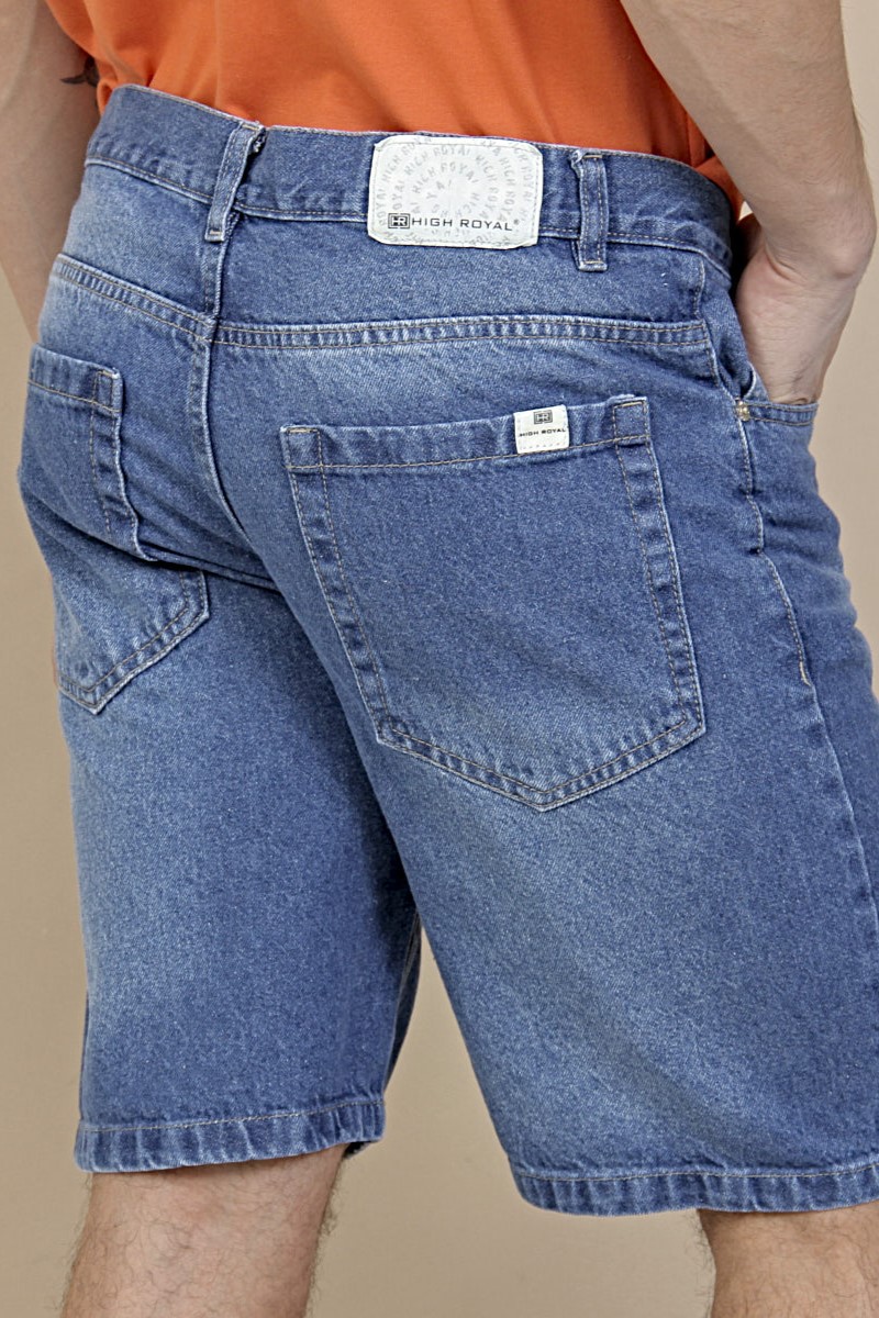 BERMUDA CLASICO AZUL MEDIO