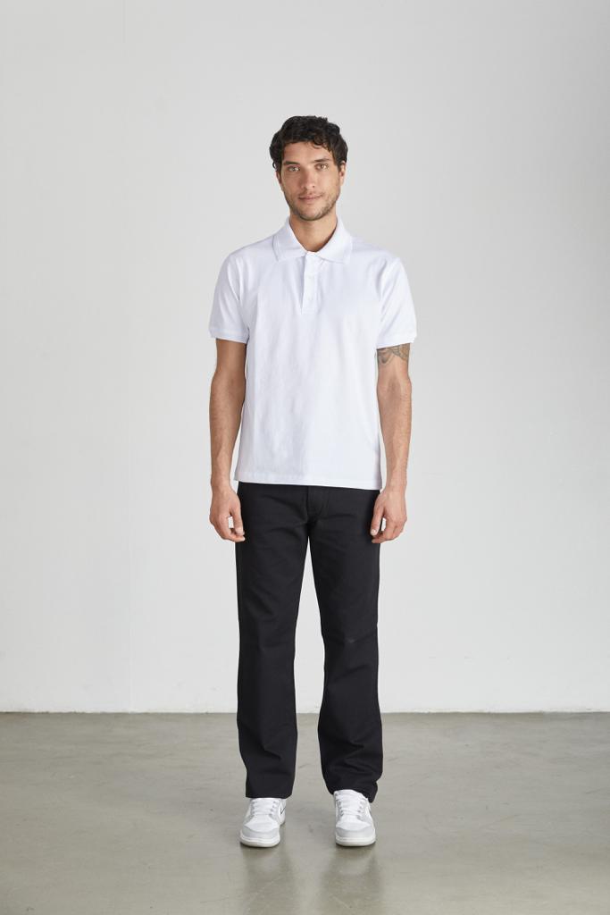 CHOMBA LISA BORDADO - SLIM FIT