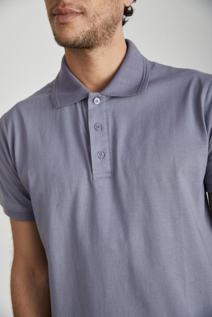 CHOMBA LISA BORDADO - SLIM FIT