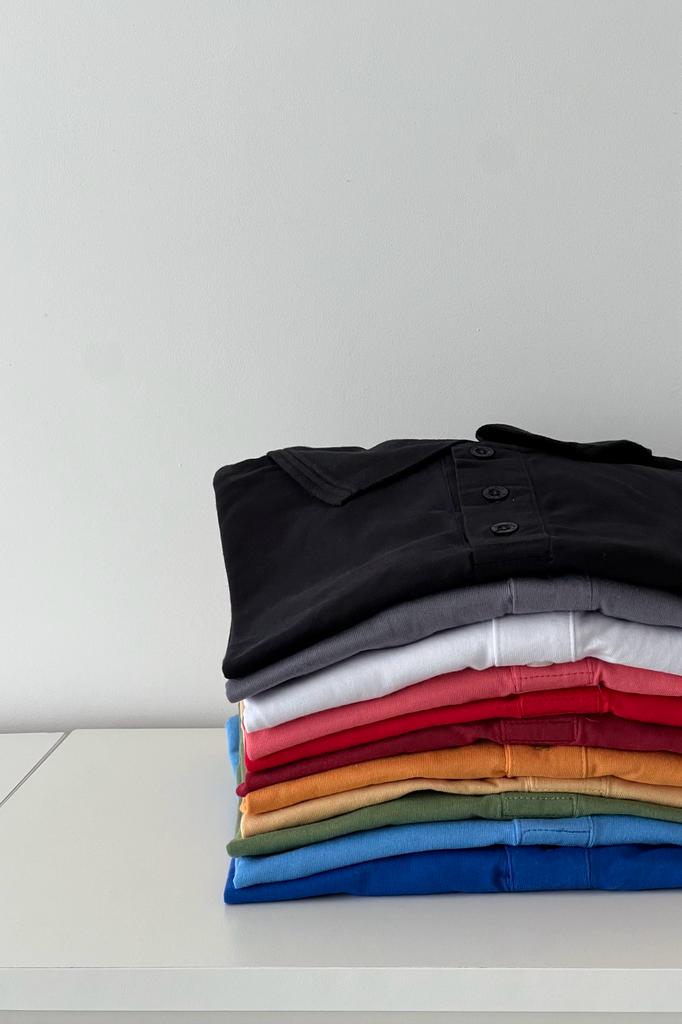 CHOMBA LISA BORDADO - SLIM FIT