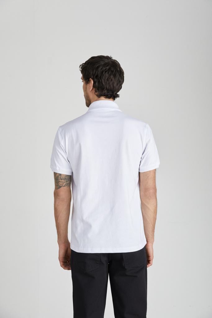 CHOMBA LISA BORDADO - SLIM FIT