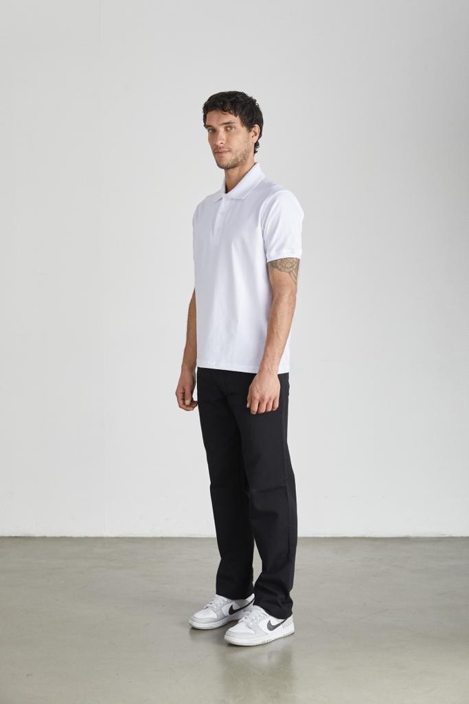 CHOMBA LISA BORDADO - SLIM FIT