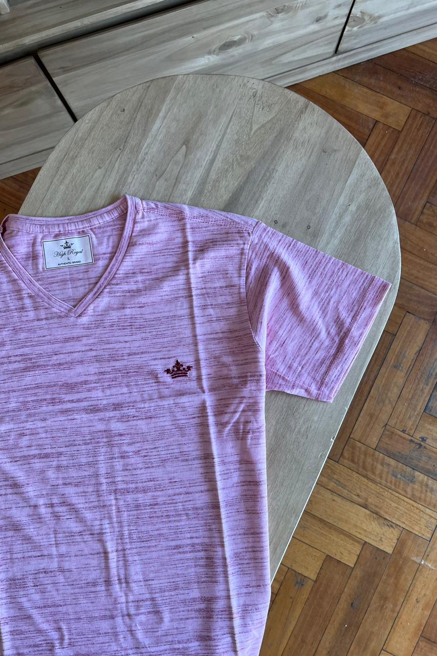 REMERA LISA JASPEADA C/V
