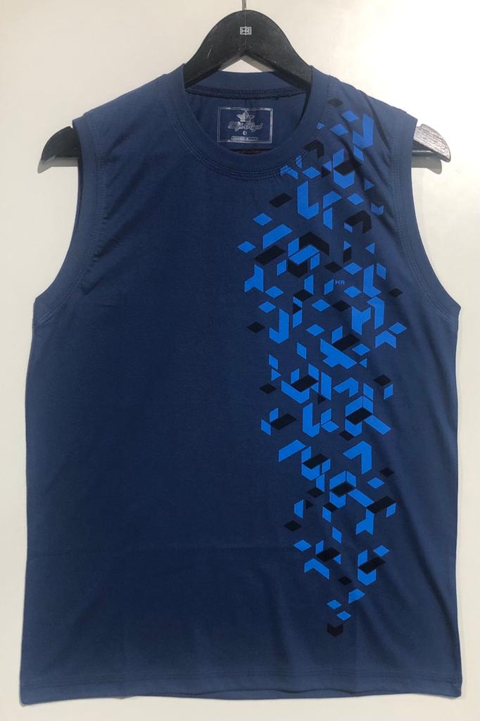 REMERA SIN MANGA ESTAMPADA FORMAS