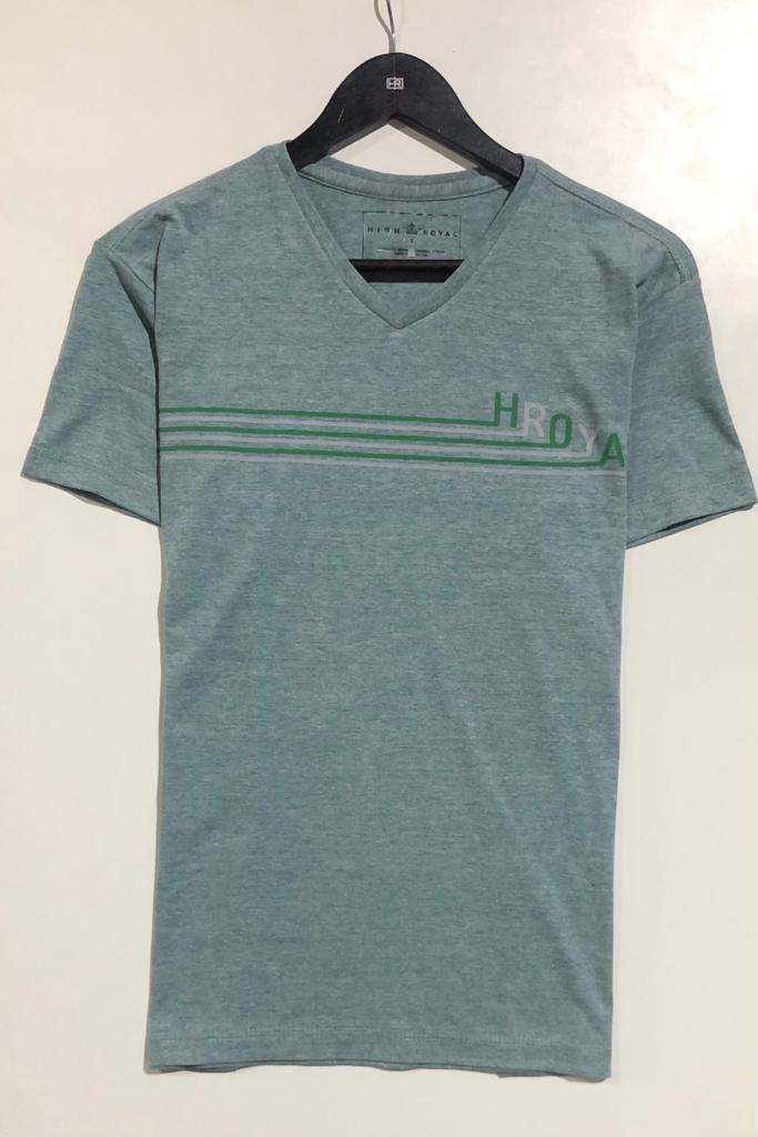 REMERA M/C V ESTAMPA