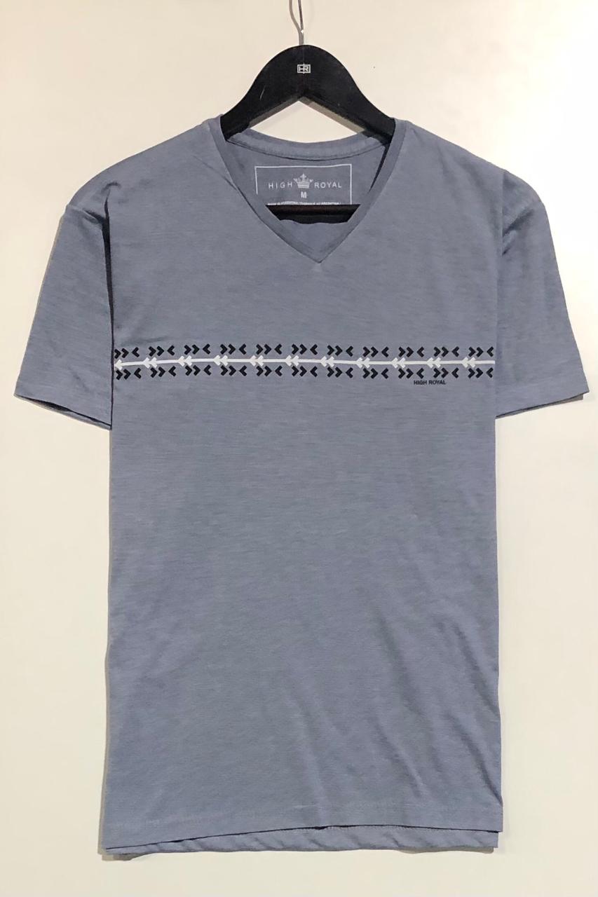 REMERA V ESTAMPADO 