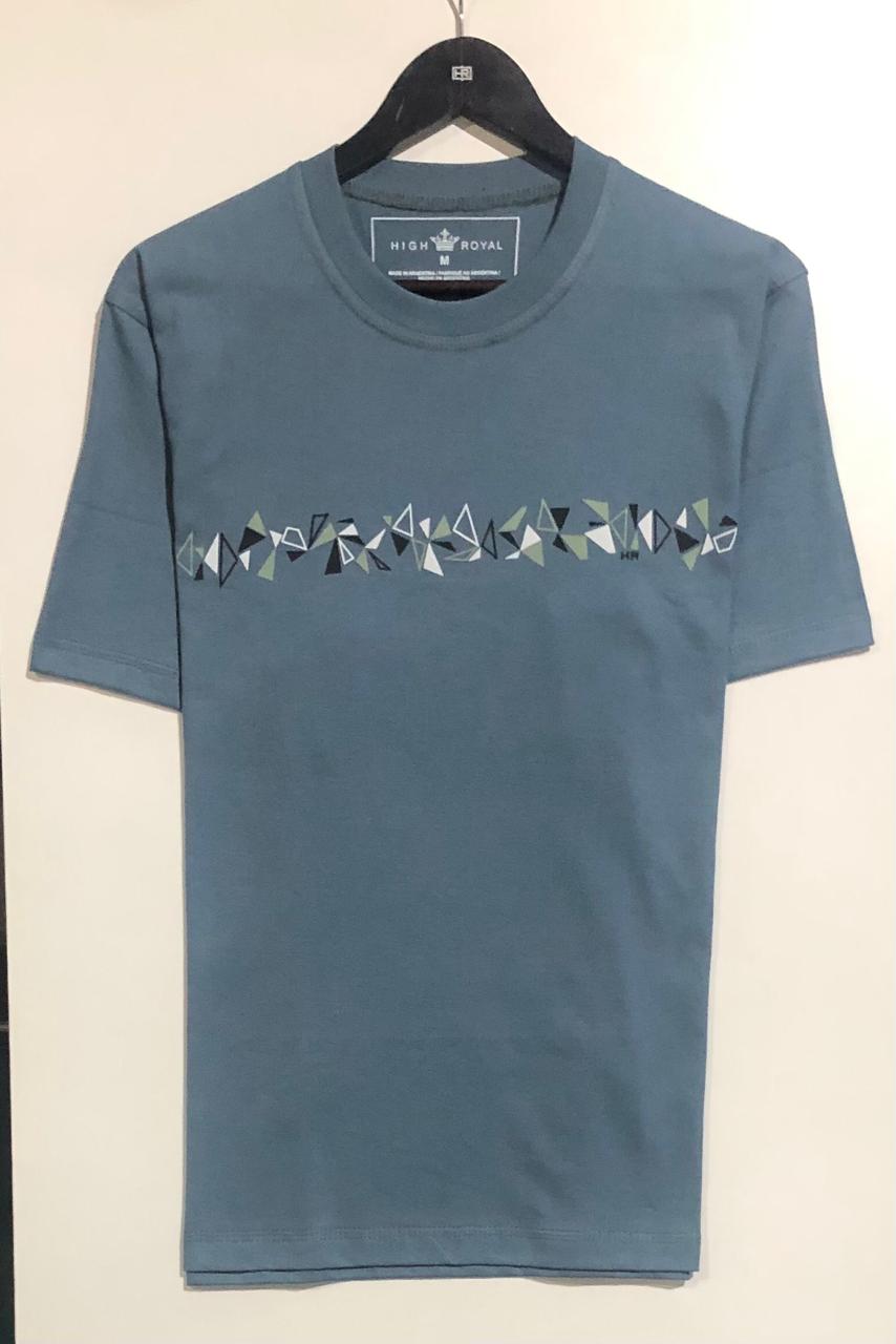 REMERA C/REDONDO EST FORMAS