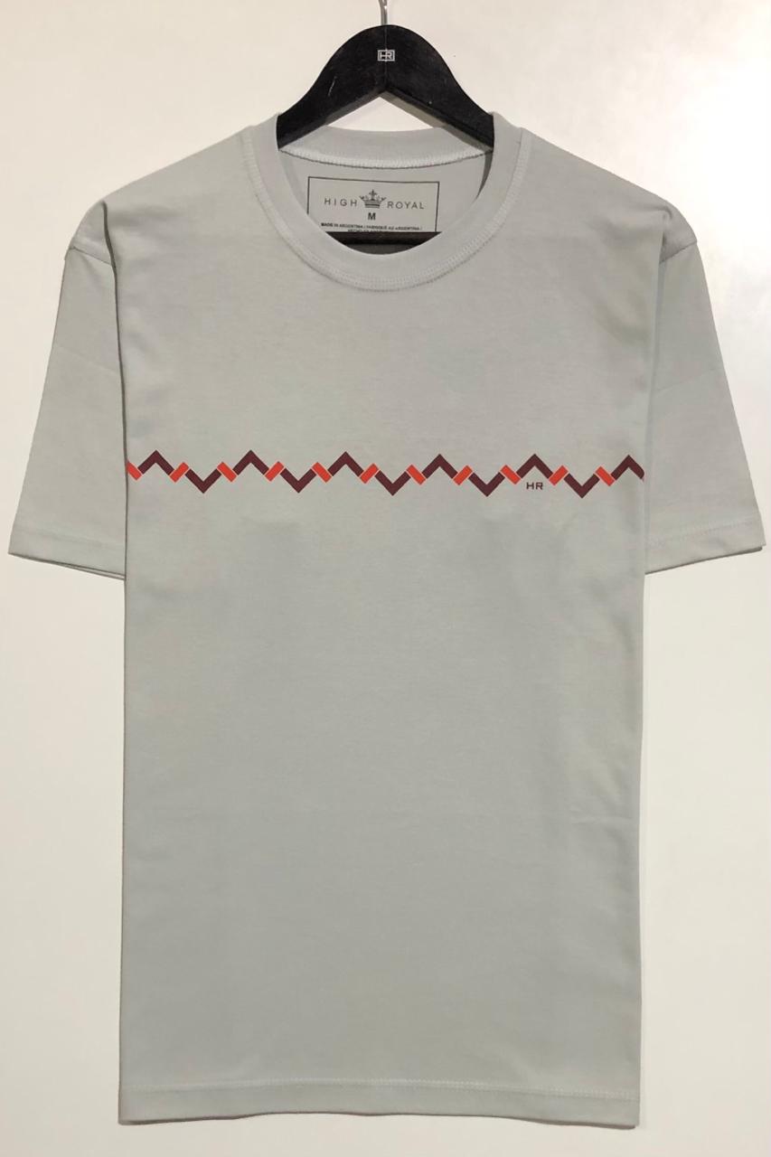 REMERA C/REDONDO ESTAMPADA