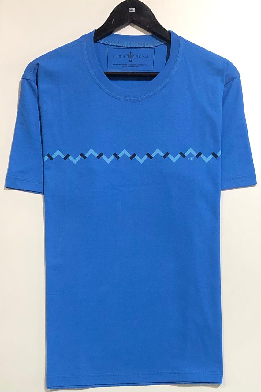 REMERA C/REDONDO ESTAMPADA