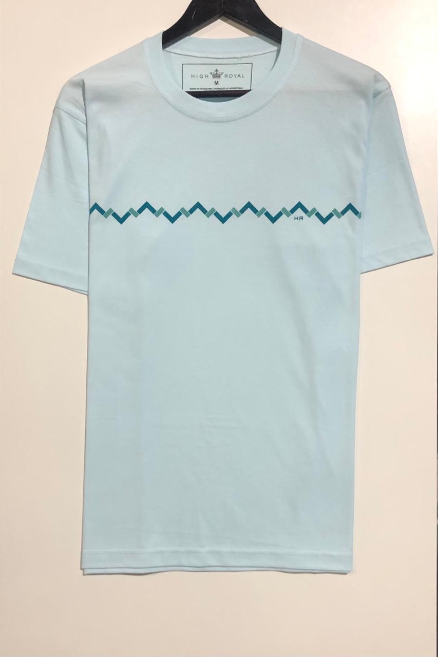 REMERA C/REDONDO ESTAMPADA