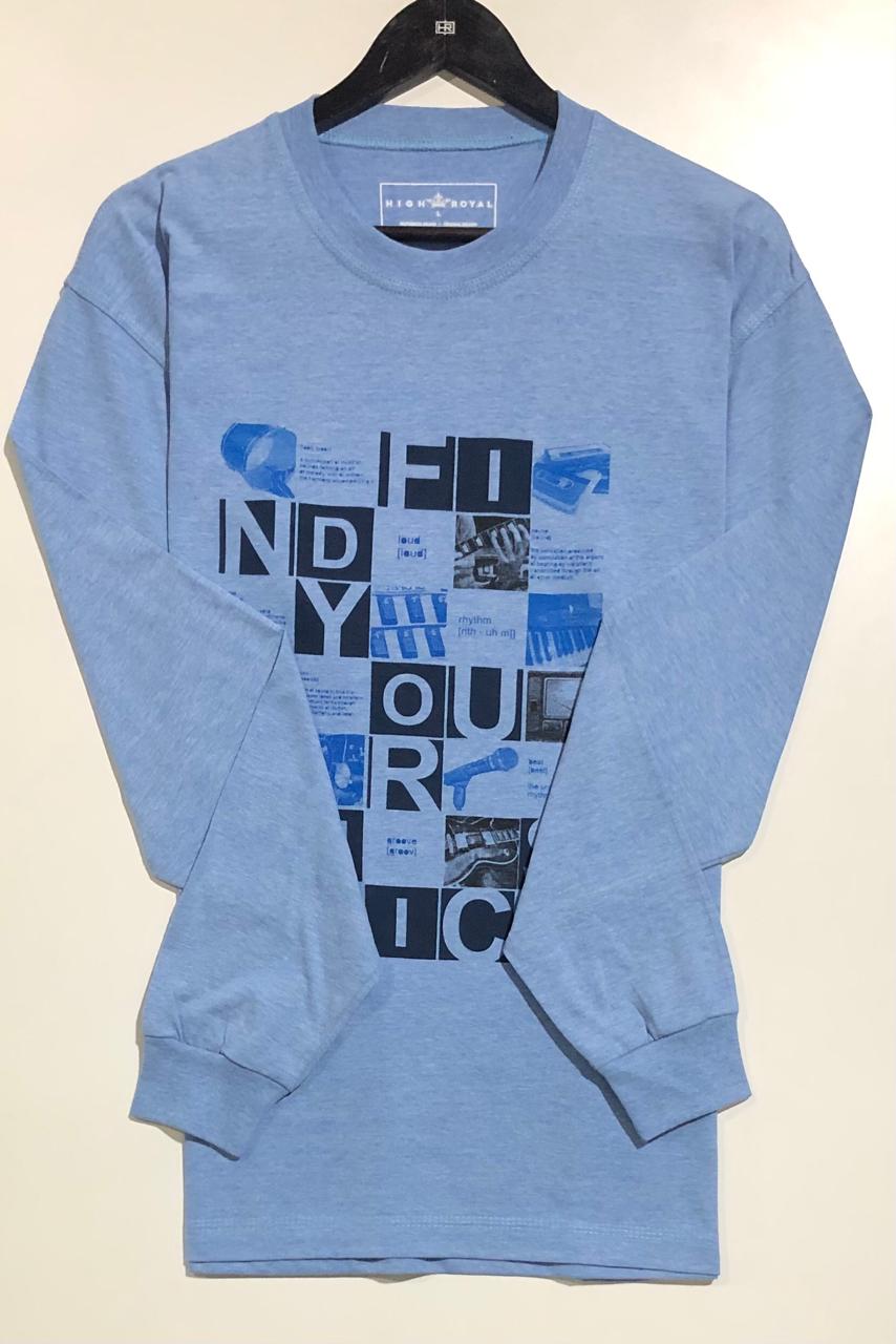 REMERA M/L FIND YOUR MUSIC