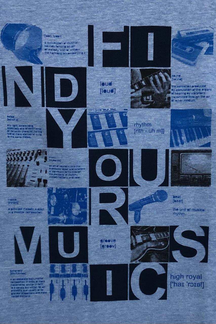 REMERA M/L FIND YOUR MUSIC