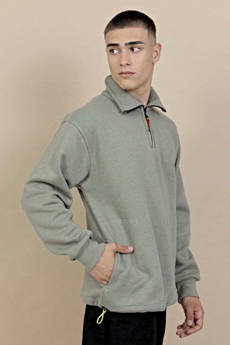 BUZO MEDIO CIERRE CON TANCA