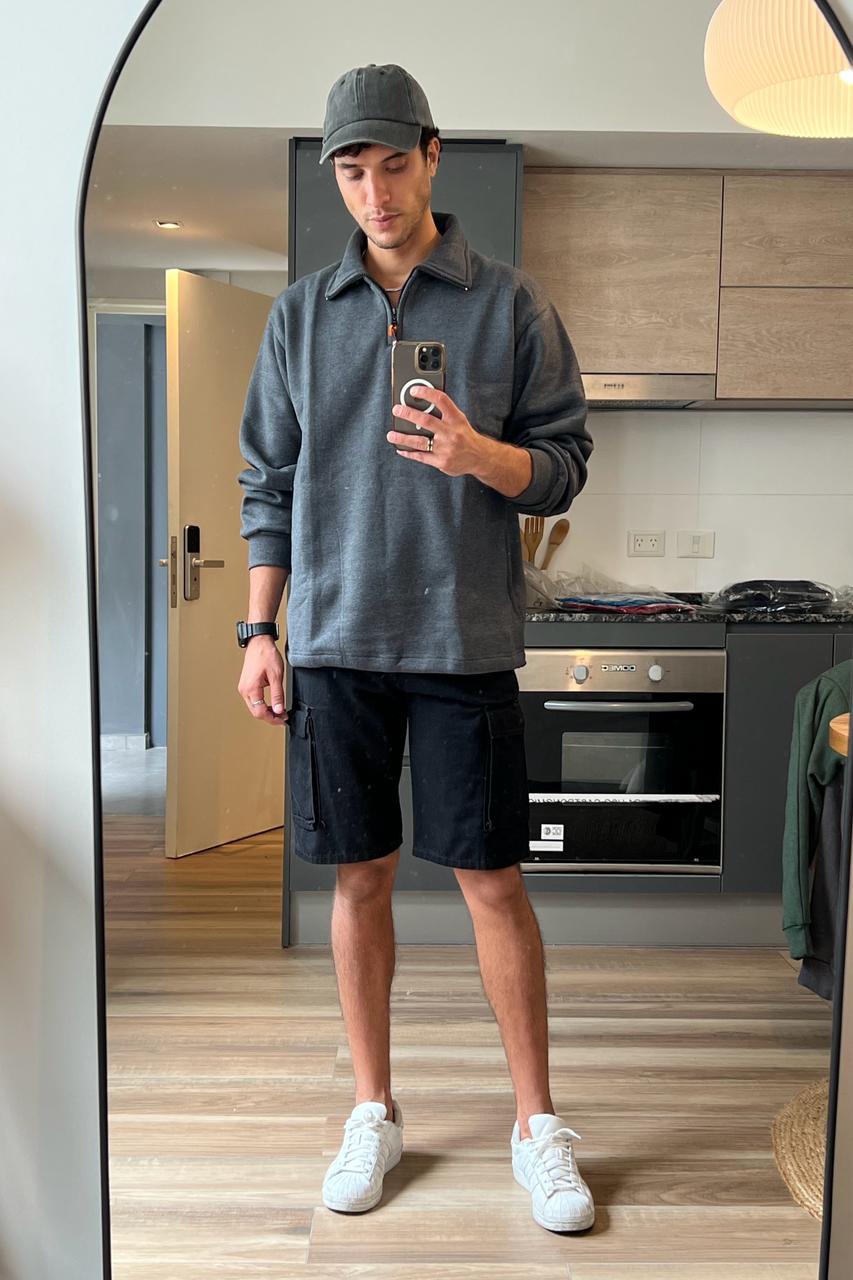 BUZO MEDIO CIERRE CON TANCA