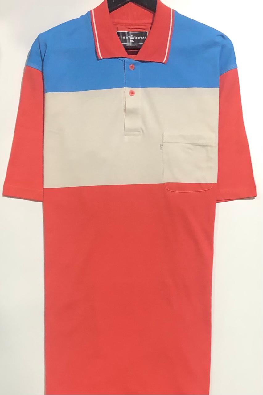 CHOMBA COMBINADA CON BOLSILLO