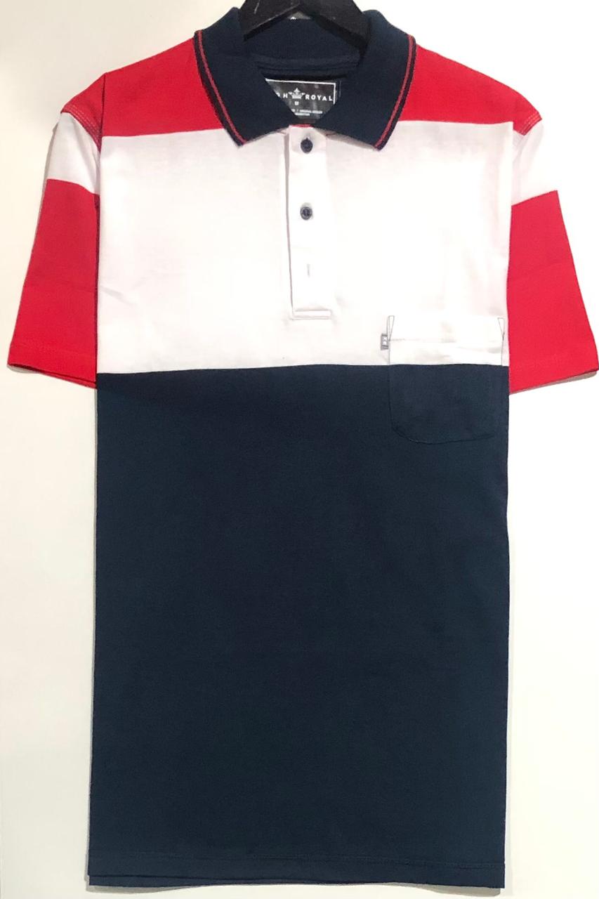 CHOMBA COMBINADA CON BOLSILLO