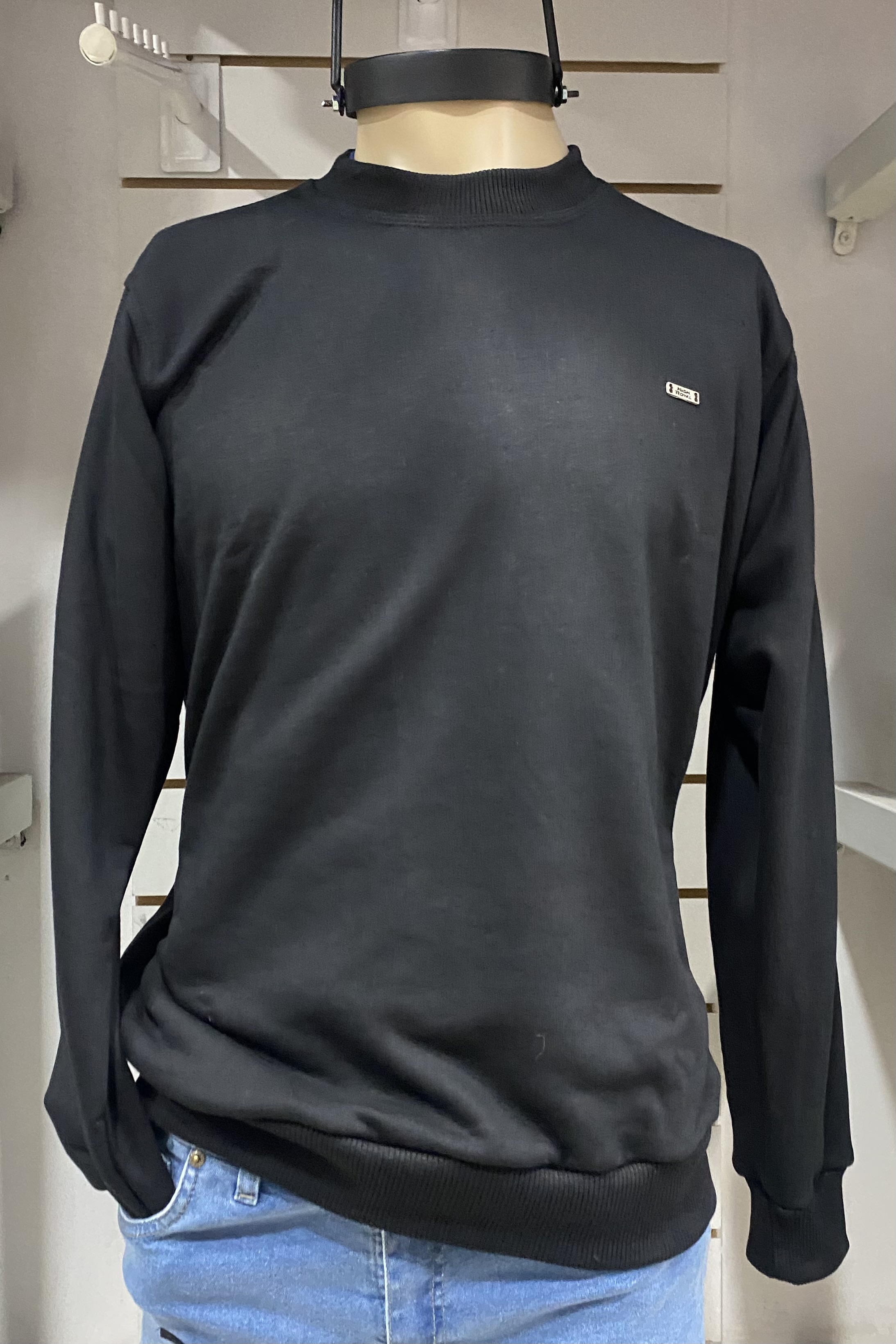 BUZO CUELLO REDONDO ALGODON RUSTICO