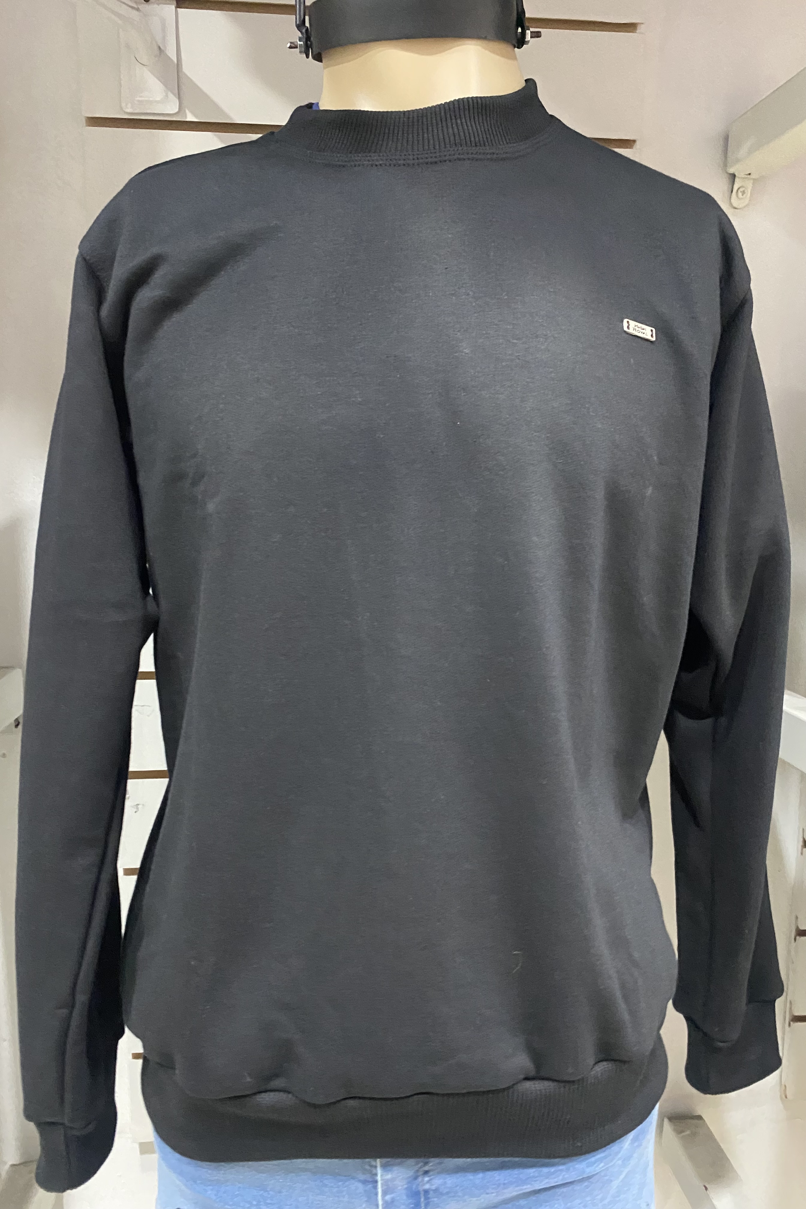 BUZO CUELLO REDONDO ALGODON RUSTICO