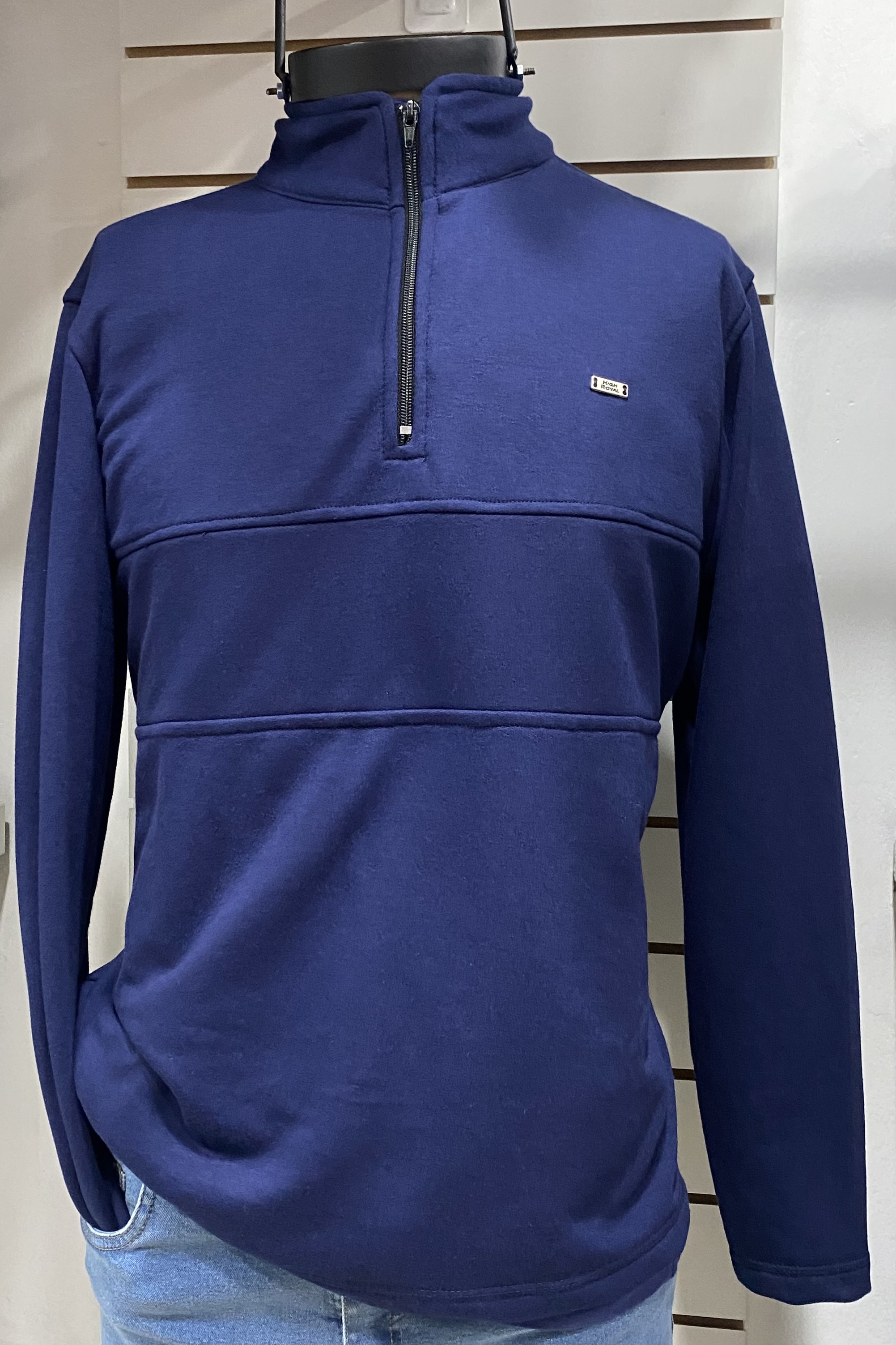 BUZO MEDIO CUELLO RUSTICO