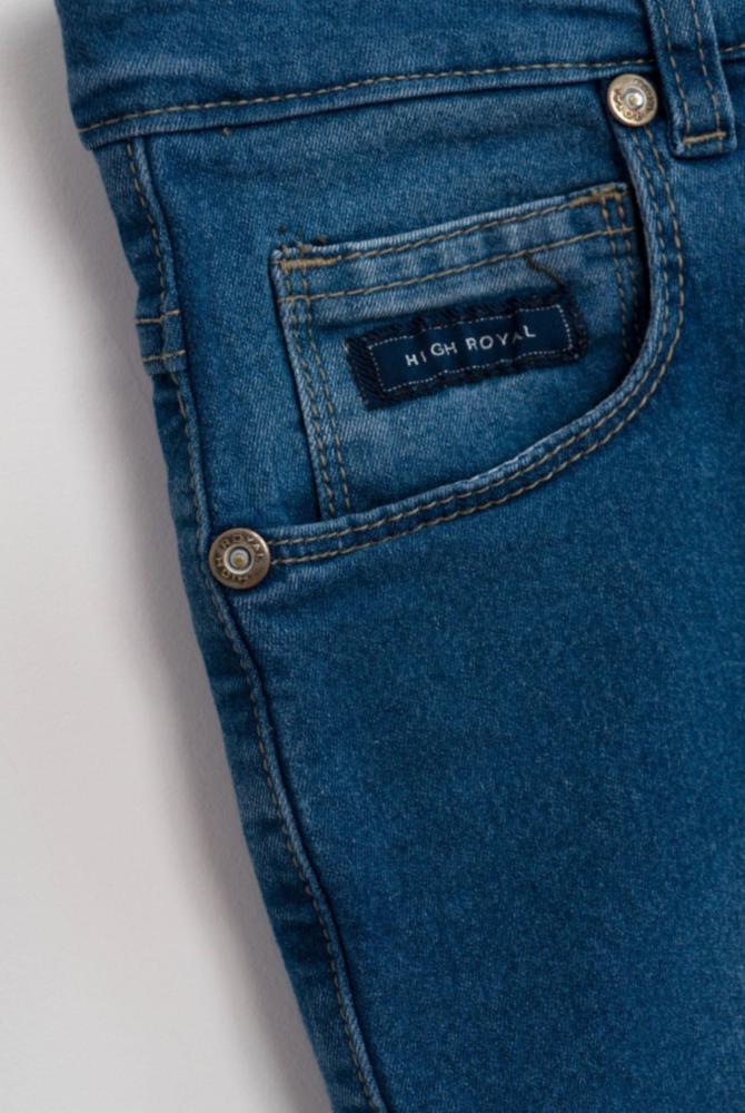 BERMUDA DE JEAN AZUL ELASTIZADA