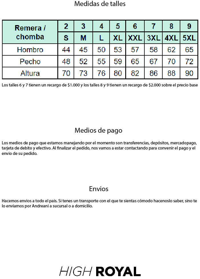 CHOMBA MANGA LARGA ARRIBA