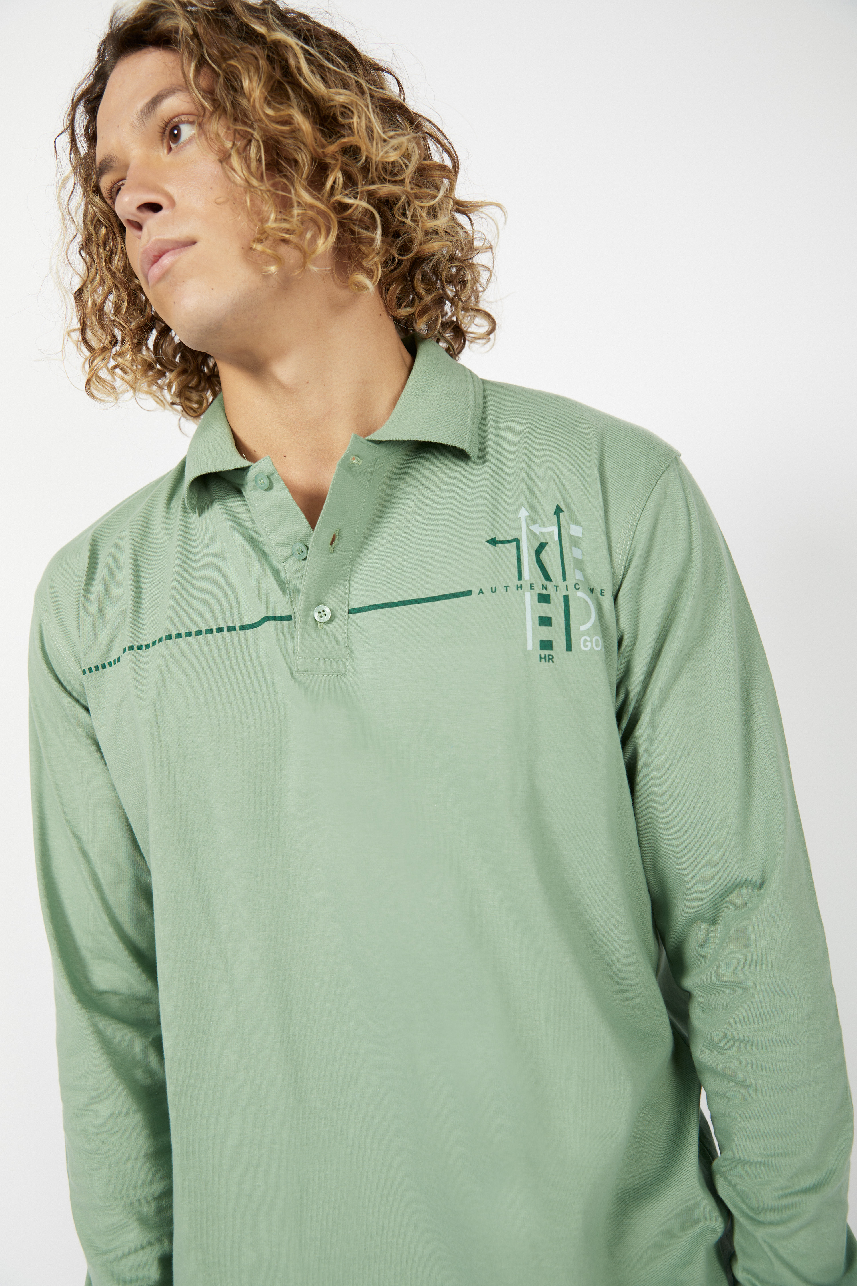 CHOMBA MANGA LARGA ARRIBA