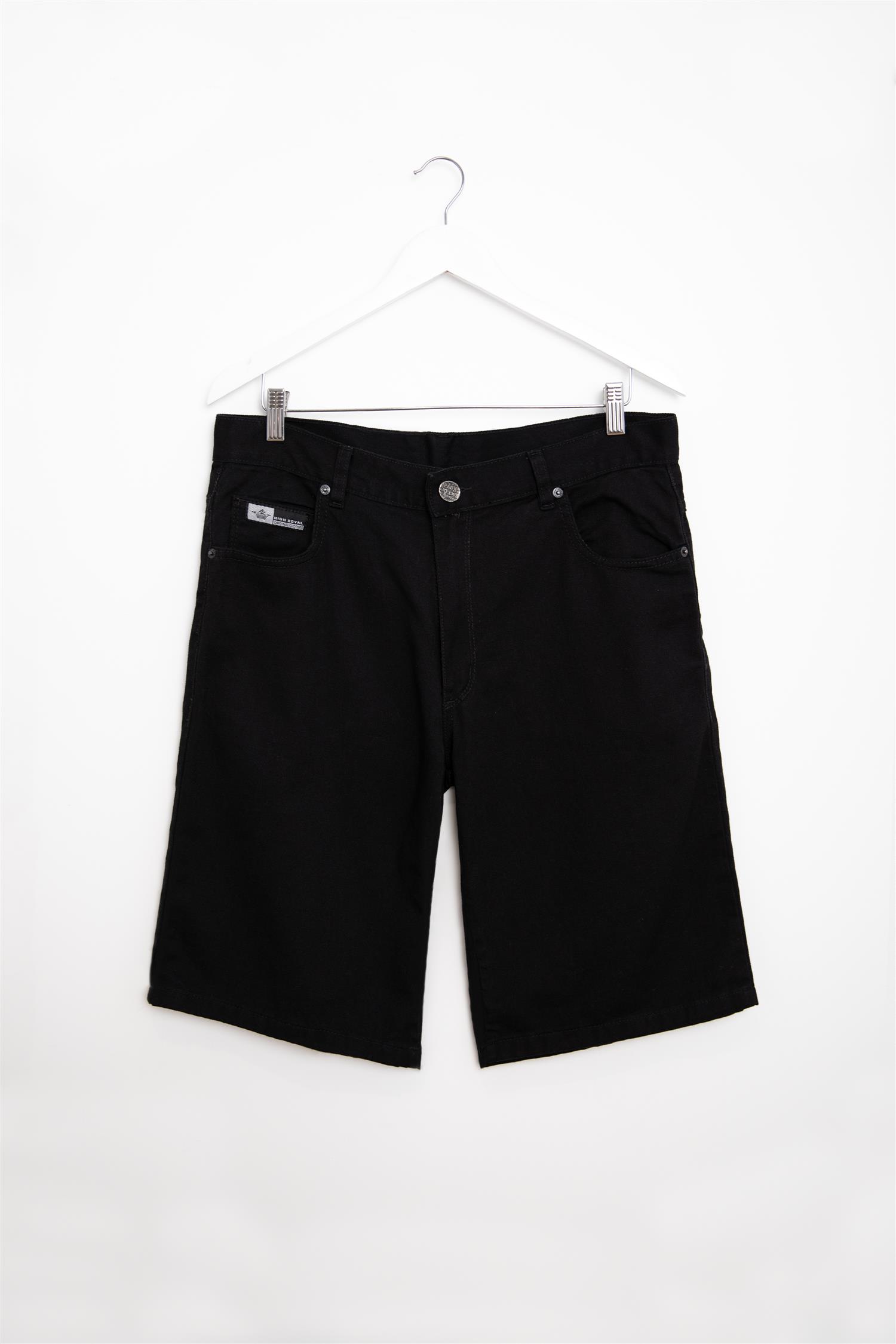 BERMUDA JEAN NEGRO RIGIDO